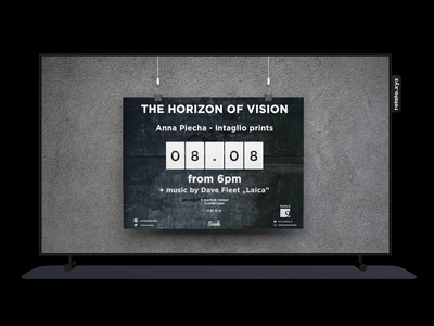 Horizon of vision adobe photoshop adobe xd advert art creativehunger design designmadness enjoy the moment exhibition fine arts gallery gallery art graphics graphicsdesign information design intaglio prints show uxlover