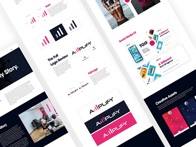 Agency Redesign Case Study Page agency digital agency landing page design landingpage ui uidesign uiux web design website website design