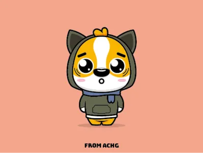 Frozen dog ai china design illustration illustrator sketch ui