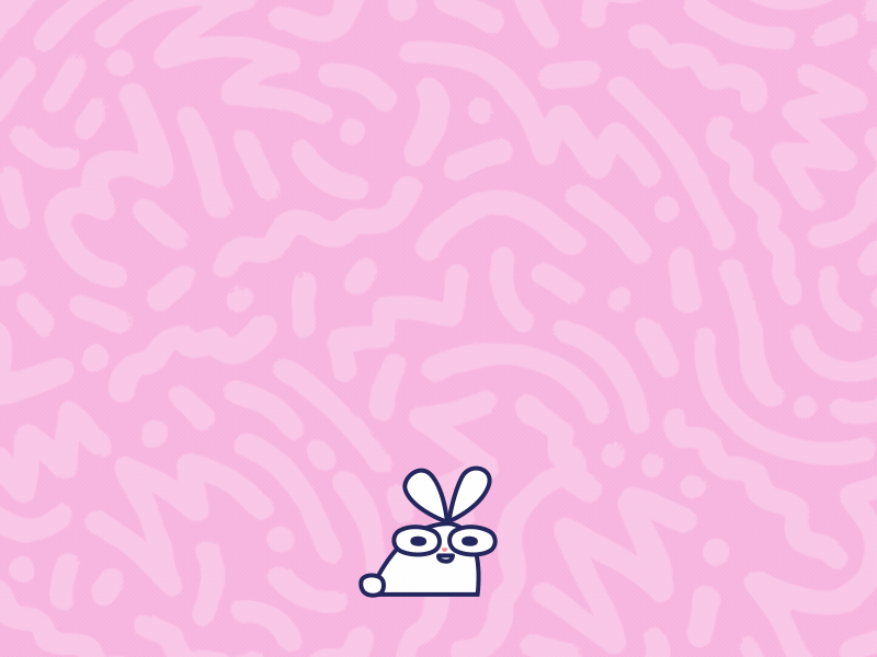 Happy Hopper animal bounce bunny cel cel animation cute frame by frame jump mascot rabbit rabbits traditional