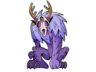 Monstrokeuj - Wendigo adobephotoshop character characterdesign illustration keuj monster monstrokeuj photoshop wendigo