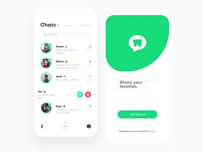Whereare Messenger chat friends location log in map message patshop patstudio