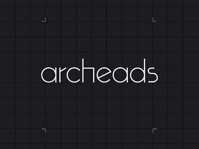 Archeads logo ai archeads architecture branding logo ui