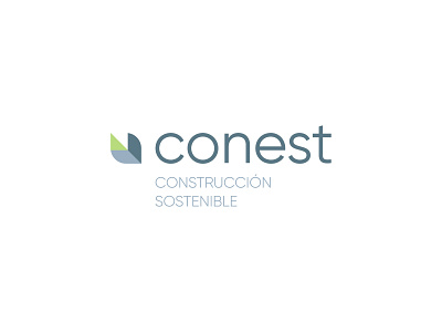 Conest clean design dribbble green greens grey identity leaf leaf logo logo logo design logodesign logos logotype professional work