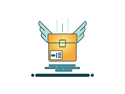 Delivery app branding design flat flat design icon identity illustration illustrator innovation cloud ui vector vector art web web art website