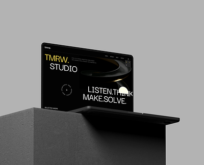 tmrw studio - Redesign Showcase desgin design graphicdesign inteface kaixapham typography ui ui ux design