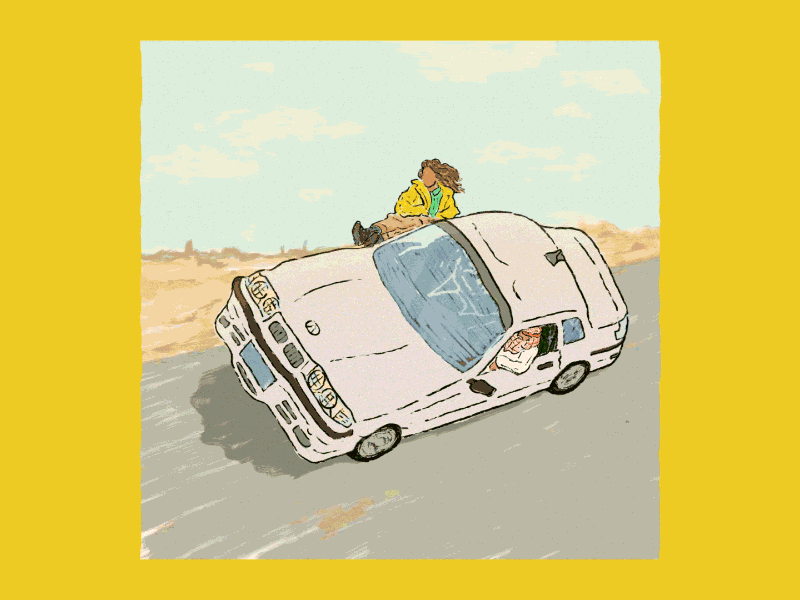 live fast die young animation badass badgirls bmw car crytic fast gif hiphop irony matangi mia musicvideo pop procreate road short stunt wheel young