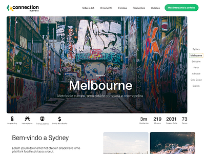 Connection Australia design redesign user interface ux website