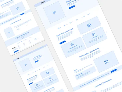 Brand24 - Wireframes clean information kit minimal perspective mockup typography ux wireframe wireframe kit wireframe kit design wireframes wireframing