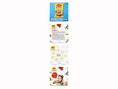 Maggi e commerce design banner banner ads branding campaign creative design design ecommerce google ad banner google adwords social campaign social media post typography