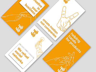 che-che posters agency branding digital brand hands identity logotype sans serif typography