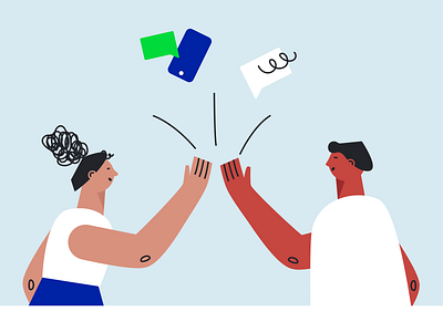 Partnership Illustration android art artwork brand design branding clean concept design illustration interaction interface ios minimal ui ui design uidesign uiux userexperience userinterface ux