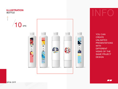 Packing design banner design effect illustration web