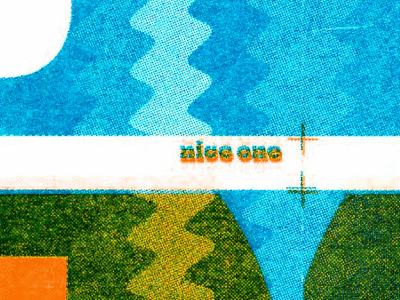 Nice One animation design motion riso risograph