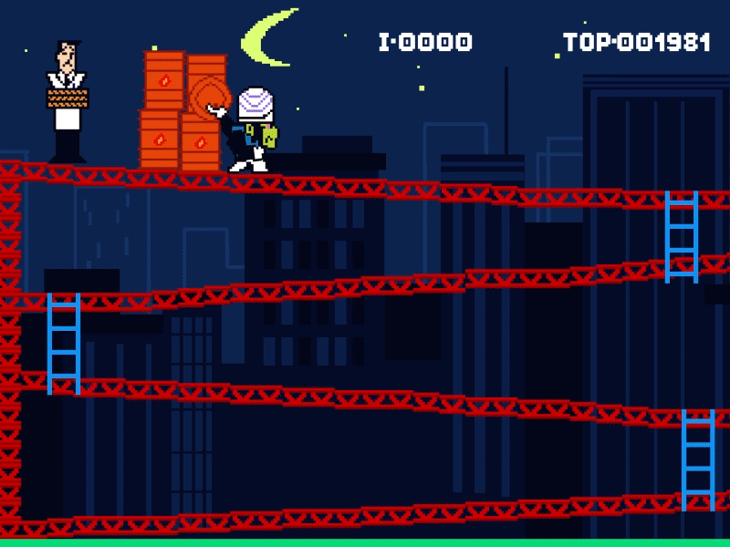 O resgate do professor 2d 8bits arcade cartoon network dk gif mojo jojo motion pixel pixelart powerpuff girls