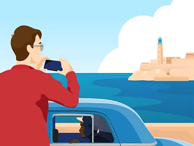 Havana, Cuba cuba illustration illustrator malecon