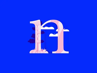 36daysoftype • N 2d 2d art 36daysoftype 36daysoftype n affinitydesigner color colorful design flat illustration minimal pastels plants typography vector