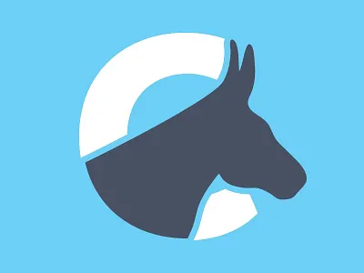 Unused Mule Brand c columbia icon logo mule muletown tennessee