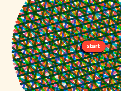 Start button button states button style cream data data visualization data viz fui line overlay rainbow ui