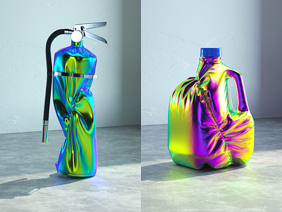 SQUISHED! 3d 3d art c4d metal octanerender render squished