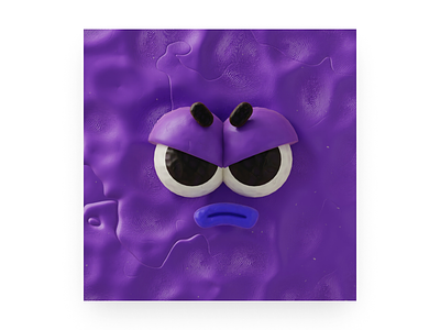 3D Purple Dude 3d abstract blender character design illustration shaders texture