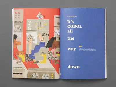 Increment Issue 5 - Programming Languages cobol illustration magazine print programming