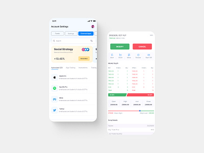 Sky Commodities - Investing and Trading App app design app ui design graphic design investing investing and trading app mobile app product design trading ui ui ux uiux design visual design