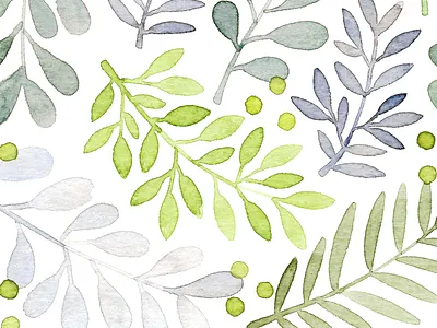 fresh floral flower illustration pattern plant watercolor