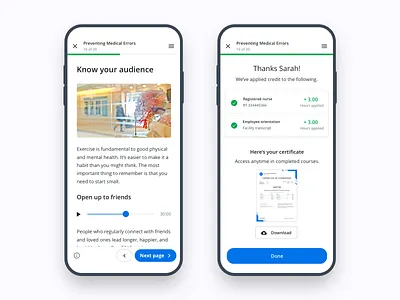 Mobile course components app books certificate complete course course app done iphone x mobile mobile courses progress reading simple tasks white