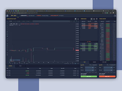 Exchange design lettering typography ui ux vector web website