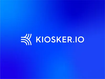 Kiosker // Logo abstract brand branding design digital geometric graphic icon identity illustration k letter lettering logo software symbol tech typography ui vector