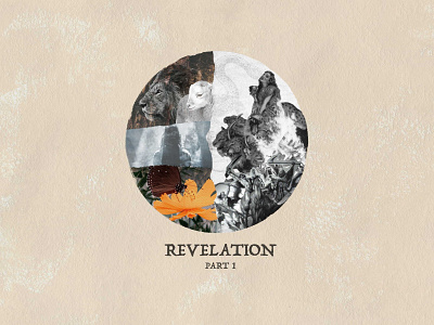 Revelation babylon bible collage design lion and lamb revelation