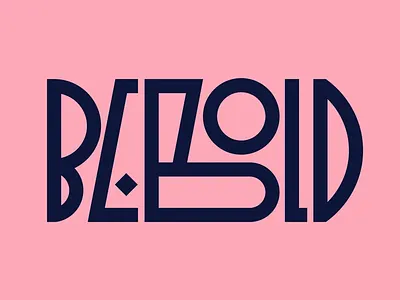 Be Bold be bold bold design faelpt graphic designer lettering letters quote typography