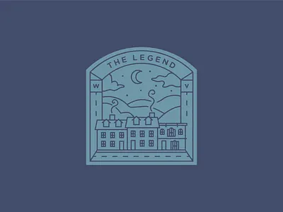The Legend badges building historical legend logo outdoors west virginia