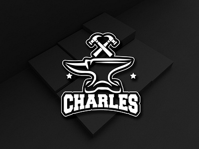 Blacksmith LOGO app blacksmith branding design flat logo illustration logo logo design logodesign vector
