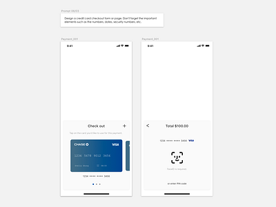 Daily UI 002_Check Out app design ui ux