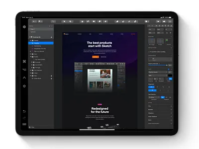 Sketch app for iPadOS - Concept app design apple concept concept design conceptual design graphics ipad app ipad pro ipados ipadpro sketch sketchapp ui ui design uidesign uxui
