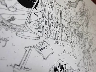 Ink Time explorer illustration inking profile sketch stages work in progress workflow