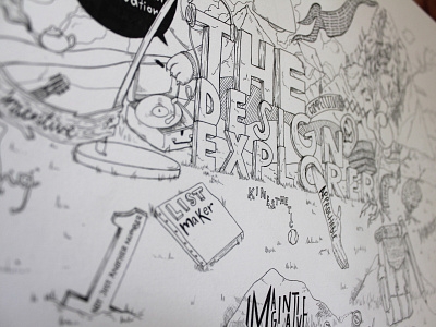 Ink Time explorer illustration inking profile sketch stages work in progress workflow