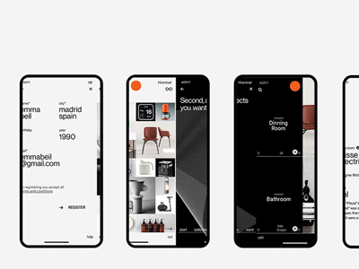 wish® app app branding clean design identity illustrator ios minimal sketch type typography ui ux