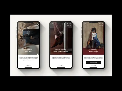 Clathas - Onboarding branding clothes design fashion graphic design ios minimal mobile onboarding sign up stylist ui