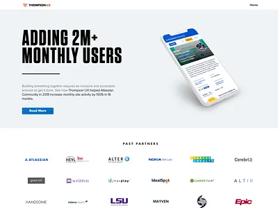 New Site Launch agency demo futura homepage portfolio productdesign reel servicedesign tungsten ui ux