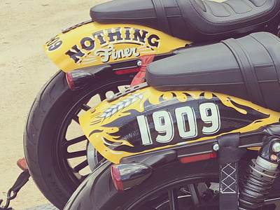 Shiner Beer Motorcycles beer beer branding branding hand painted harley illustration lettering motor motorcycle motorcycles shiner sign painting type typedesign typesetting typography