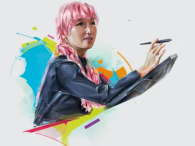 CAPTSUNSTARK cover design graphics illustration portrait print ubisoft