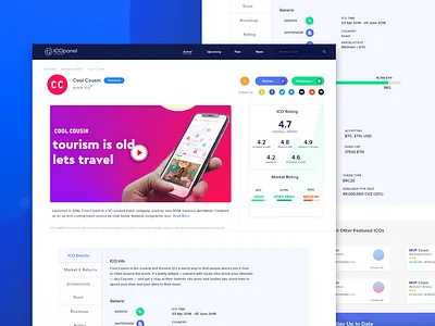 ICOpanel Detail Page UI/UX Design app branding design designer icon illustration interface landing page layout logo typography ui uidesign ux vector web webdesign website