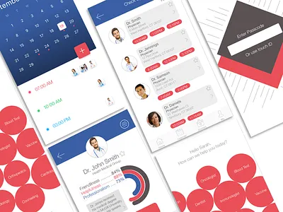 PocketDoc App app application brand brand identity clean graphic design illustrator ios lettering simple sketch sketch app