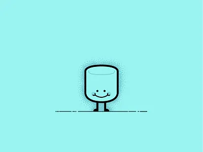 Mr. Mallow affinity candy character design illustration illustrator simple sweet vector