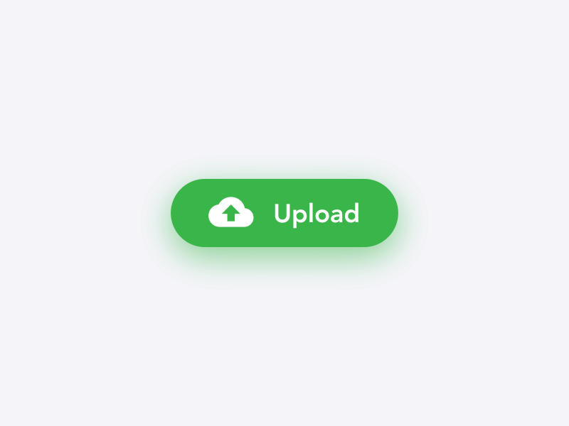 Upload Button Animation aftereffects animation animation design app bar button designer gradient green interaction microinteraction motion progress progressbar ui uiux