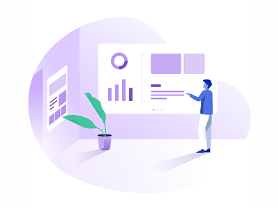 illustration 2.5d 2019 design illsutrator illustration ui web