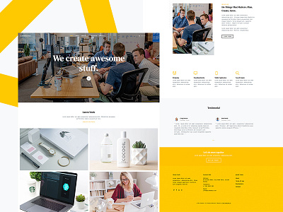 Cardboard Free HTML Website Template for Portfolio bootstrap4 design free free template html html5 ui ux
